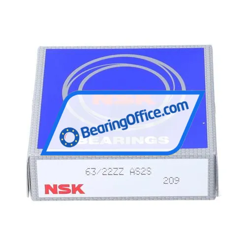 NSK 63/22ZZ bearing image 3