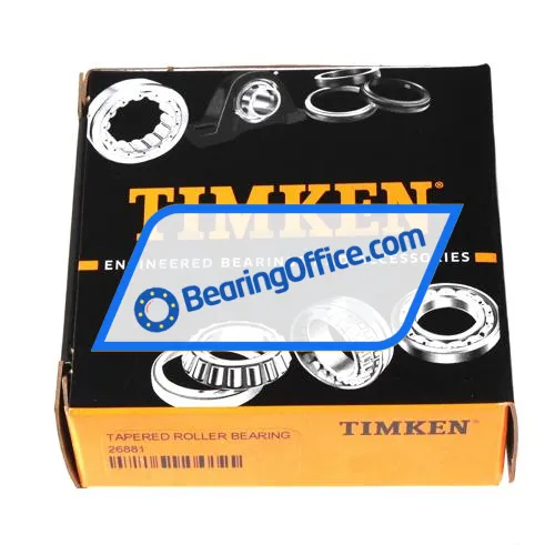 Timken 26881 bearing image 3