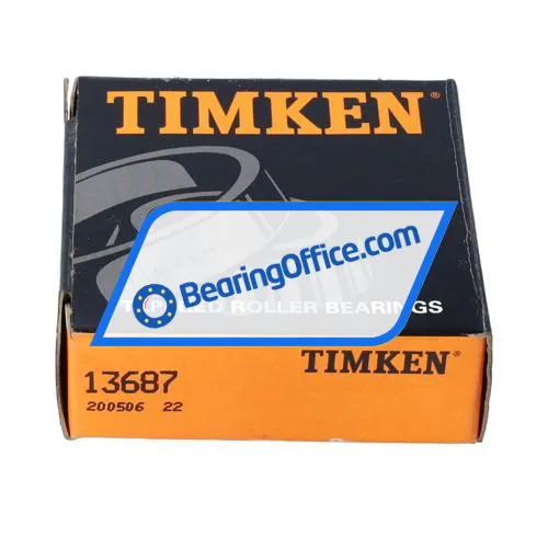 Timken 13687 bearing image 3