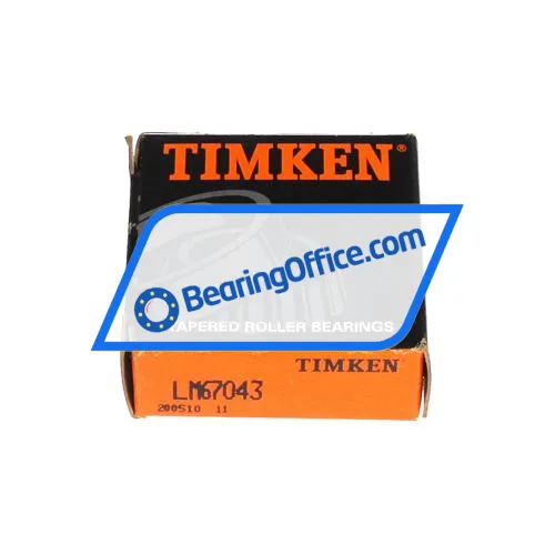 Timken LM67043 bearing image 3