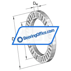 INA K81104TN rulman resim 2