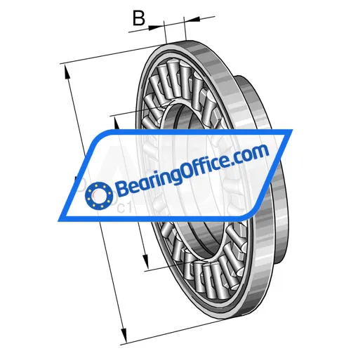 INA AXW10 bearing image 4