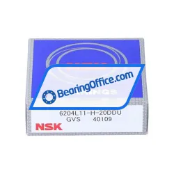 NSK 6204L11-H-20DDU GVS5 rulman resim 3