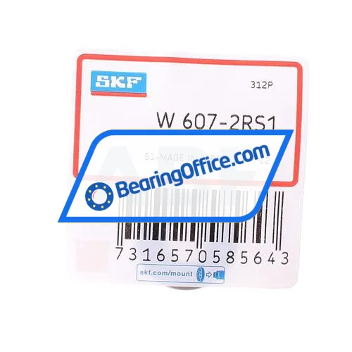 SKF W607-2RS1 bearing image 2