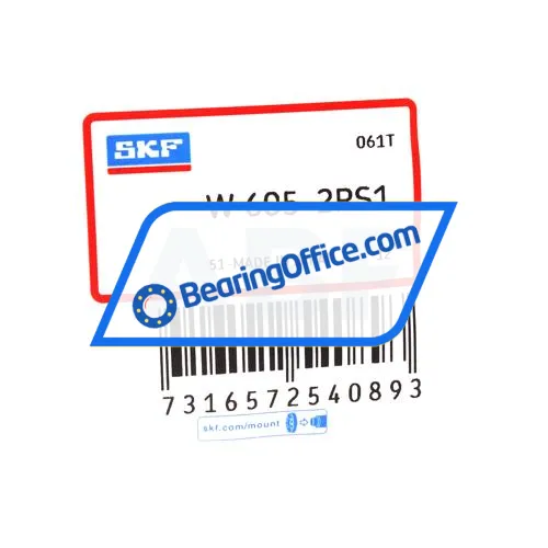 SKF W605-2RS1 bearing image 2
