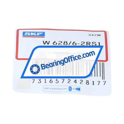 SKF W628/6-2RS1 bearing image 2