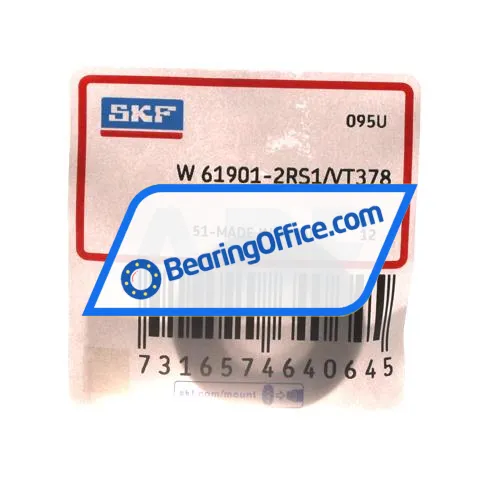 SKF W61901-2RS1/VT378 bearing image 2