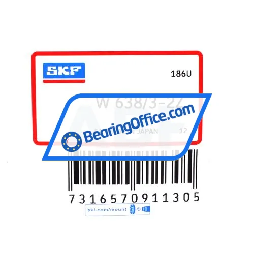 SKF W638/3-2Z bearing image 2