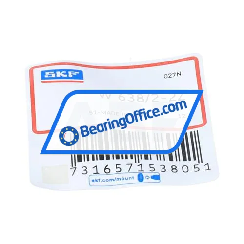 SKF W638/2-2Z bearing image 2