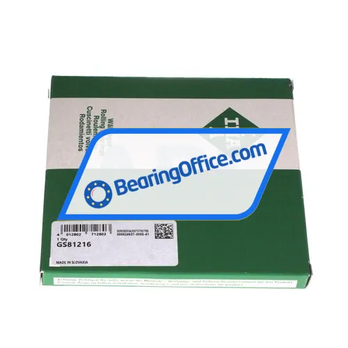 INA GS81216 bearing image 3