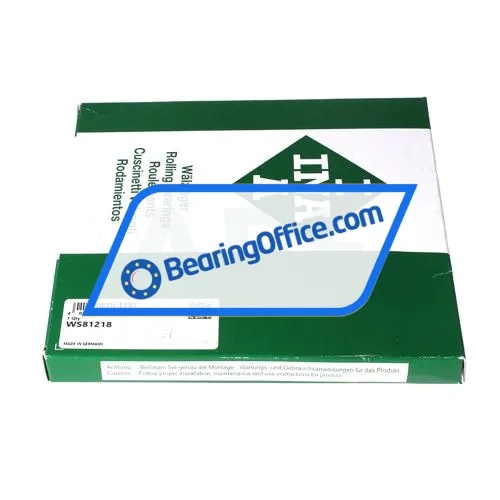 INA WS81218 bearing image 2