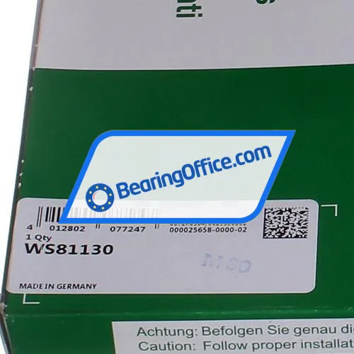 INA WS81130 bearing image 5