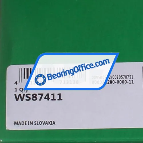 INA WS87411 bearing image 3