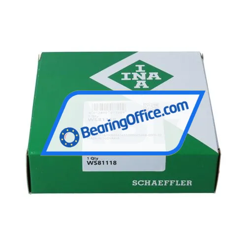 INA WS81118 bearing image 2