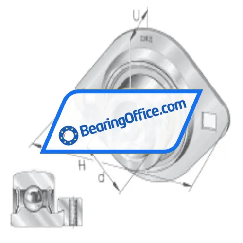 INA FLAN40-MST bearing image 2