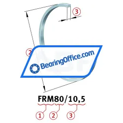 FAG FRM80/4 rulman resim 3