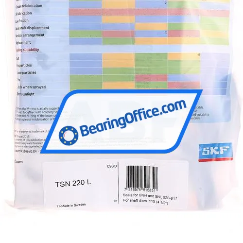 SKF TSN220L bearing image 4