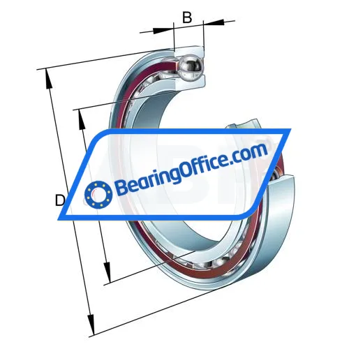 FAG B71904-C-T-P4S-DUL bearing image 3