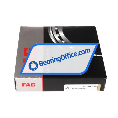 FAG HCS71920-E-T-P4S-UL bearing image 3
