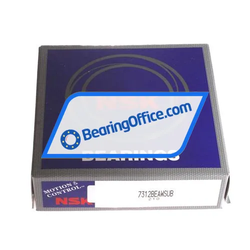 NSK 7312BEAWSUB bearing image 3