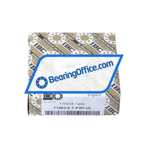 IBC Bearings 71903-E-T-P2H-UL bearing image 2
