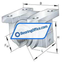 INA PAGBAO25-PP-AS rulman resim 6