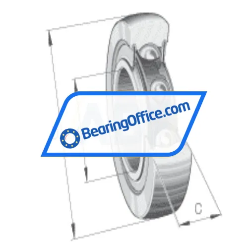 INA LR205-RRU bearing image 4