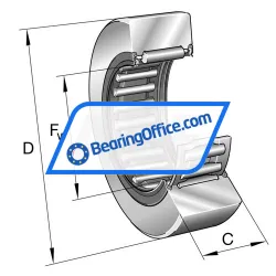 INA RNA2205 2RSA rulman resim 4