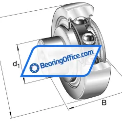 INA ZL204-DRS rulman resim 4