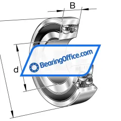 FAG 2204-2RS-TVH-L055 rulman resim 3