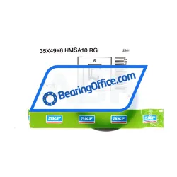 SKF 35X49X6HMSA10RG rulman resim 3